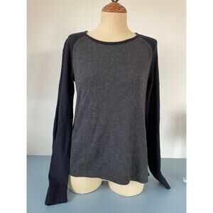 Ann Taylor womens wool blend blue and grey sweater size M